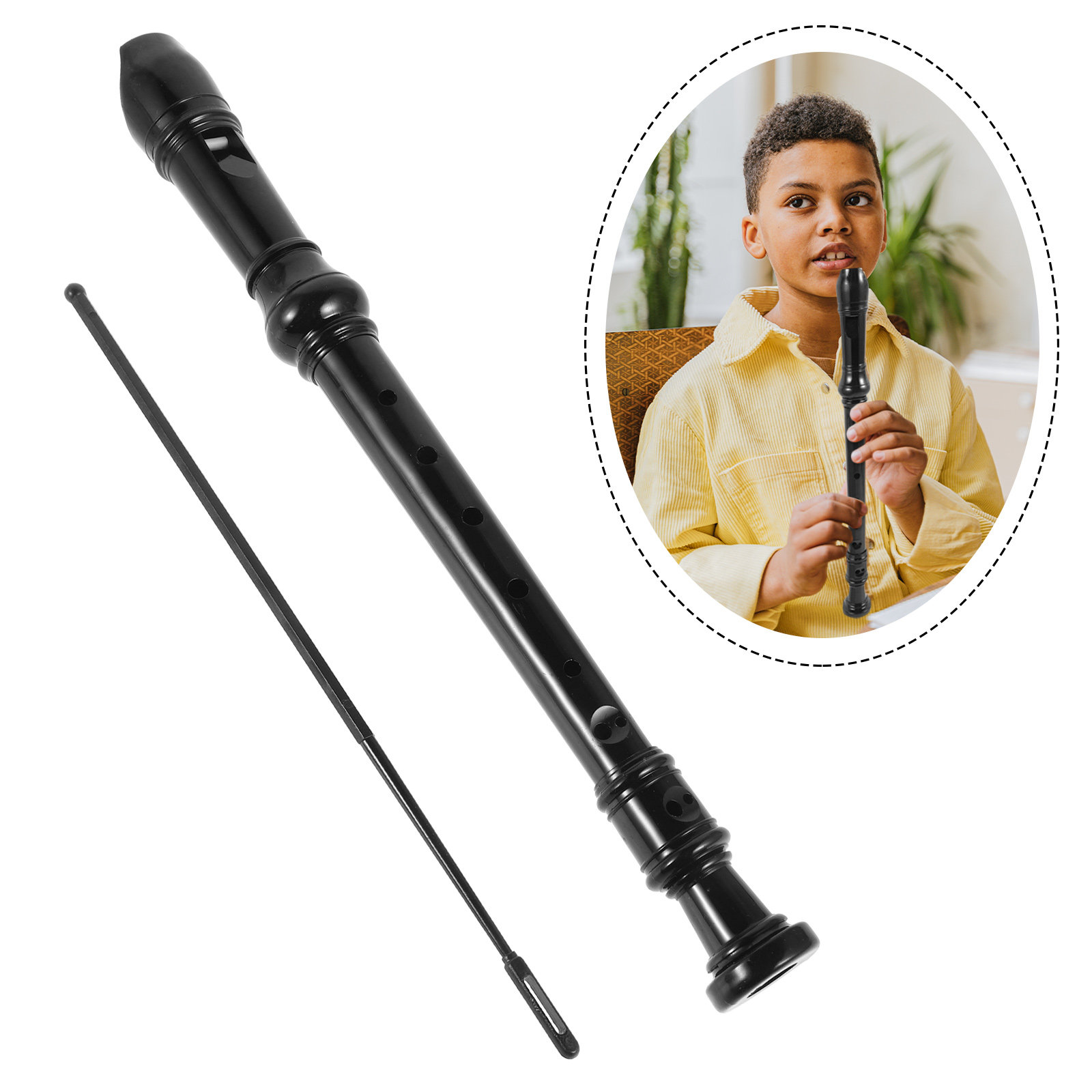 Soprano Recorder Plastic - Flauta de registro soprano de plástico